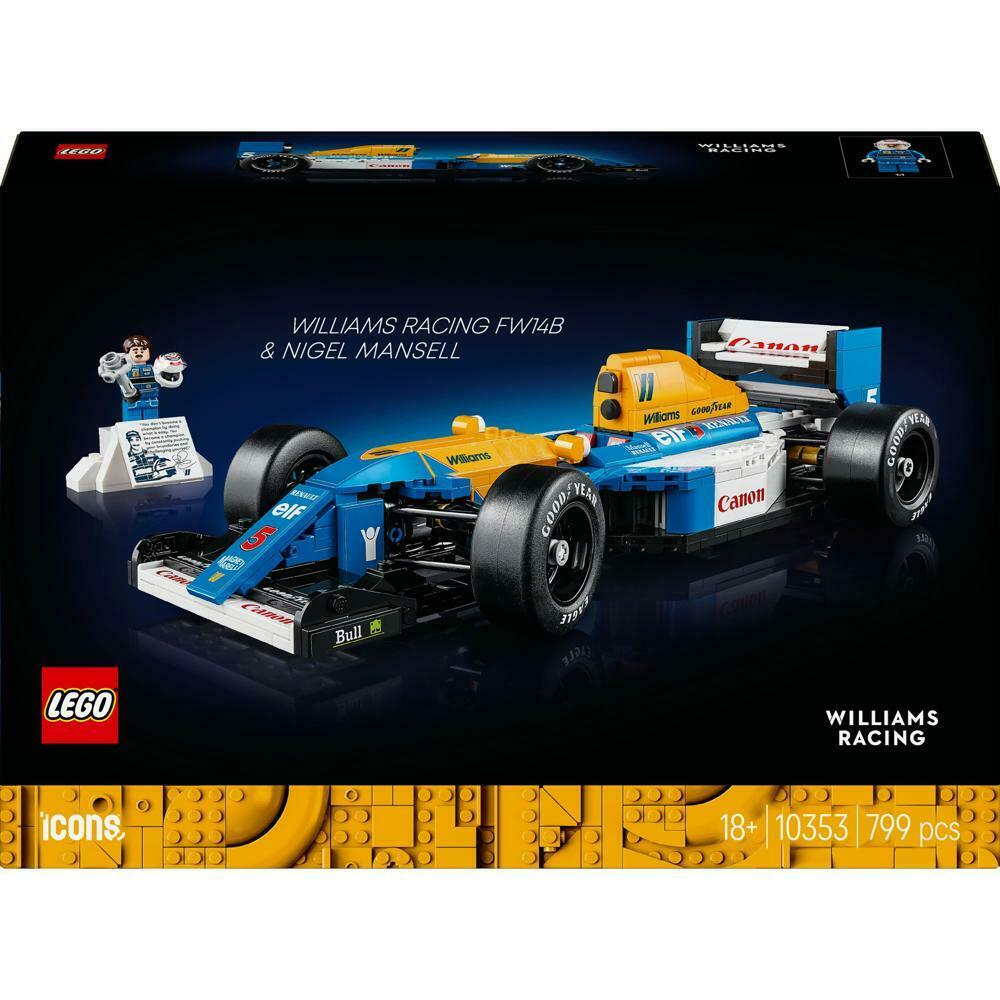 LEGO Icons Williams Racing FW14B mit Nigel Mansell 10353 Spielwaren