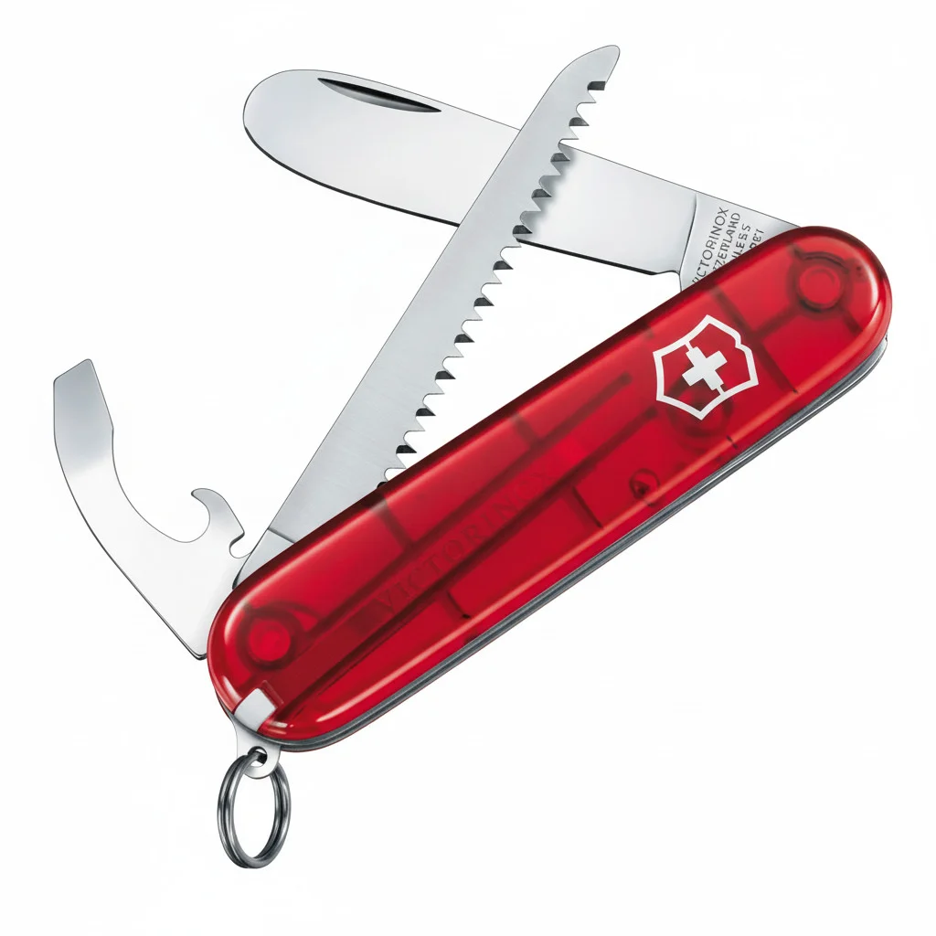 Victorinox my first  rot transparent Camping