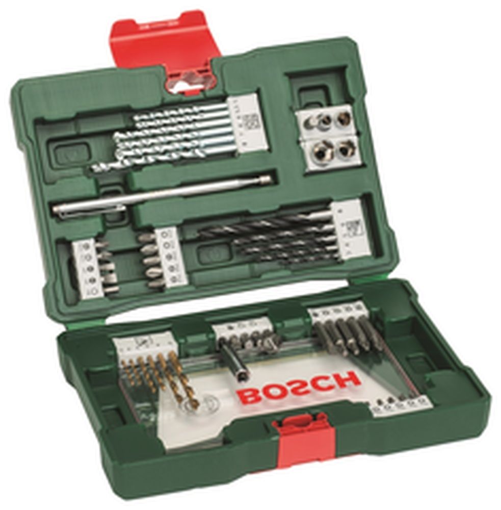 Bosch V Line Titanium Bohrer und Bit Set  48 teilig Saegen Bohrer- & Schrauberzubehoer
