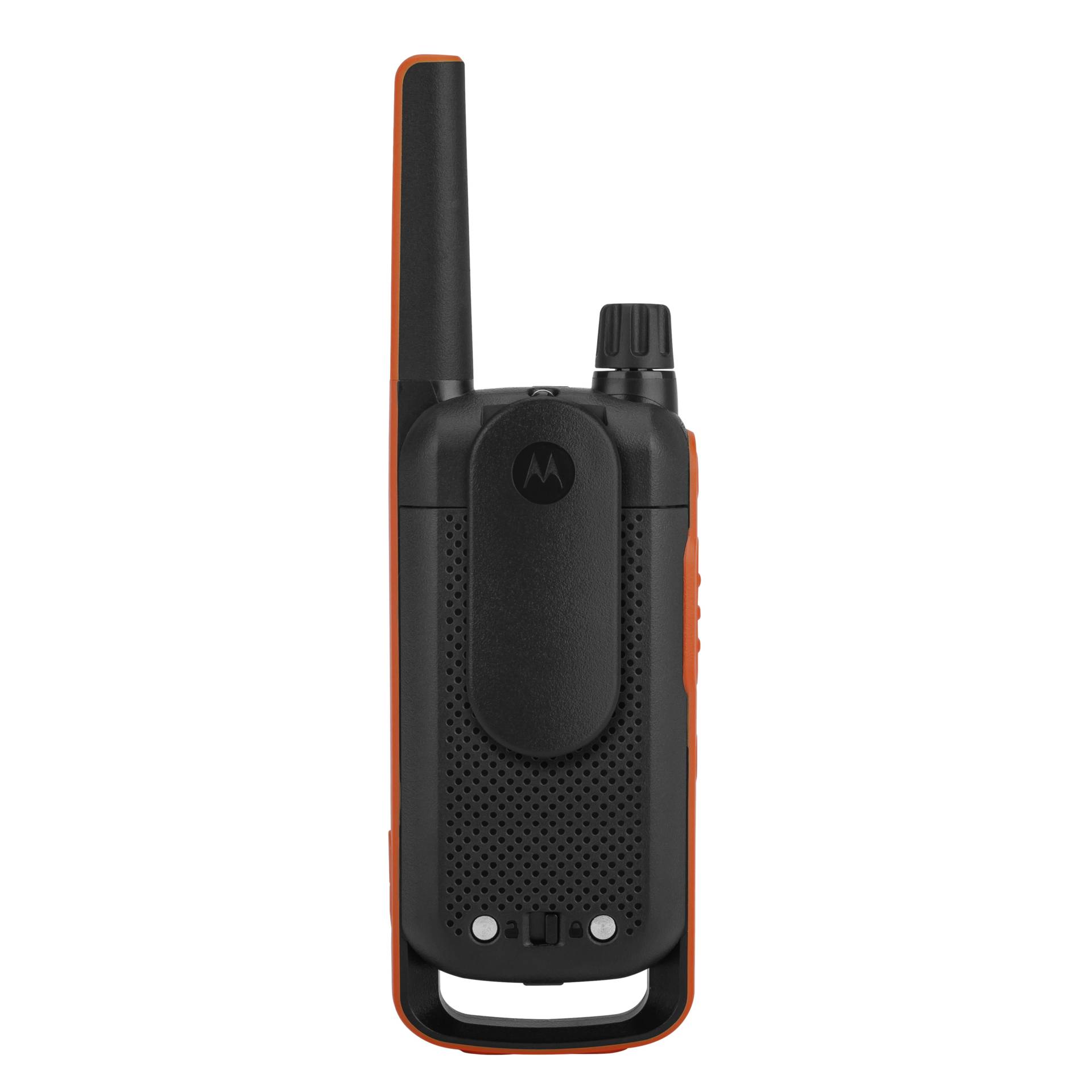 Motorola Talkabout T82 Funksprechgeraet 16 Kanaele 446   446 2 MHz Schwarz  Orange PC-Zubehoer