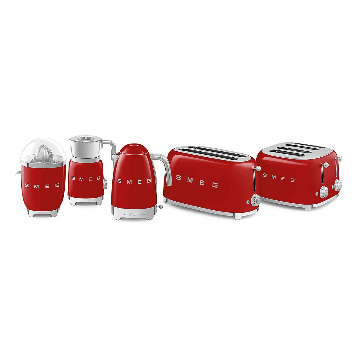 SMEG wasserkocher 50s style klf04rdeu  rot Kuechenkleingeraete