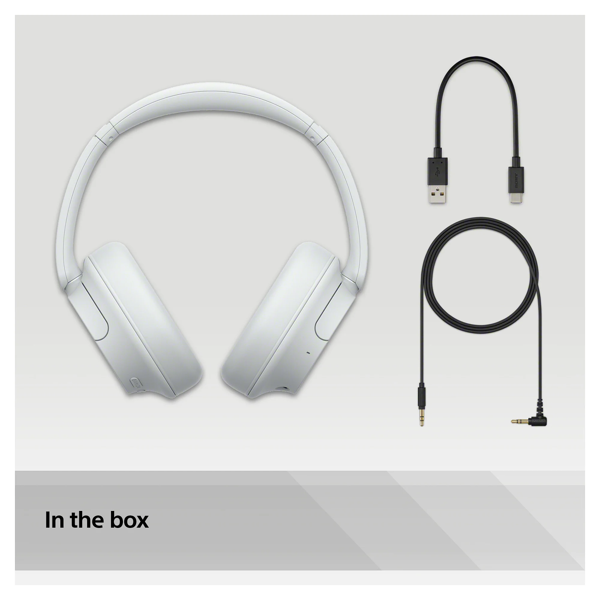 Sony WH CH720 Kopfhoerer Verkabelt   Kabellos Kopfband Anrufe Musik USB Typ C Bluetooth Weiss Over-Ear