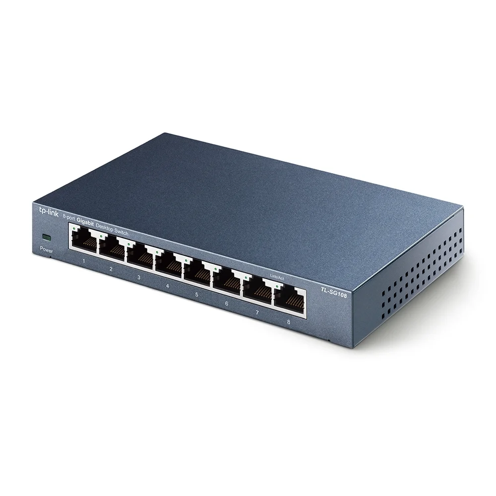 TP Link 8 Port 10 100 1000Mbit s Desktop Switch Switches Netzwerk