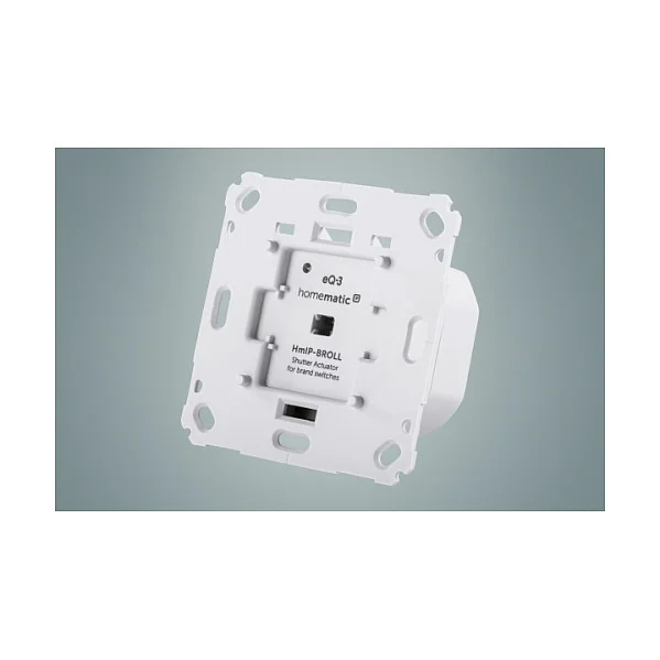 eQ 3 Homematic IP Rollladenaktor fuer Markenschalter  BROLL 2  Rollladensteuerung
