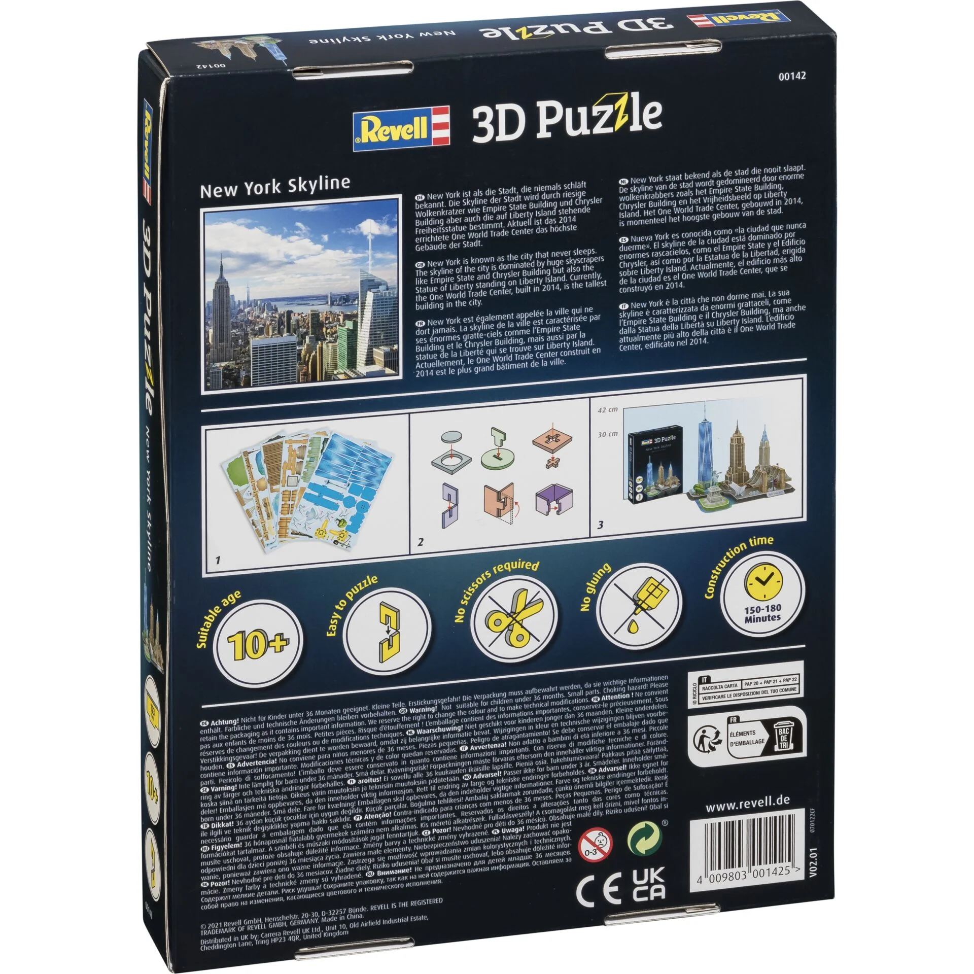 Revell 3D Puzzle New York Skyline Brettspiele & Puzzle