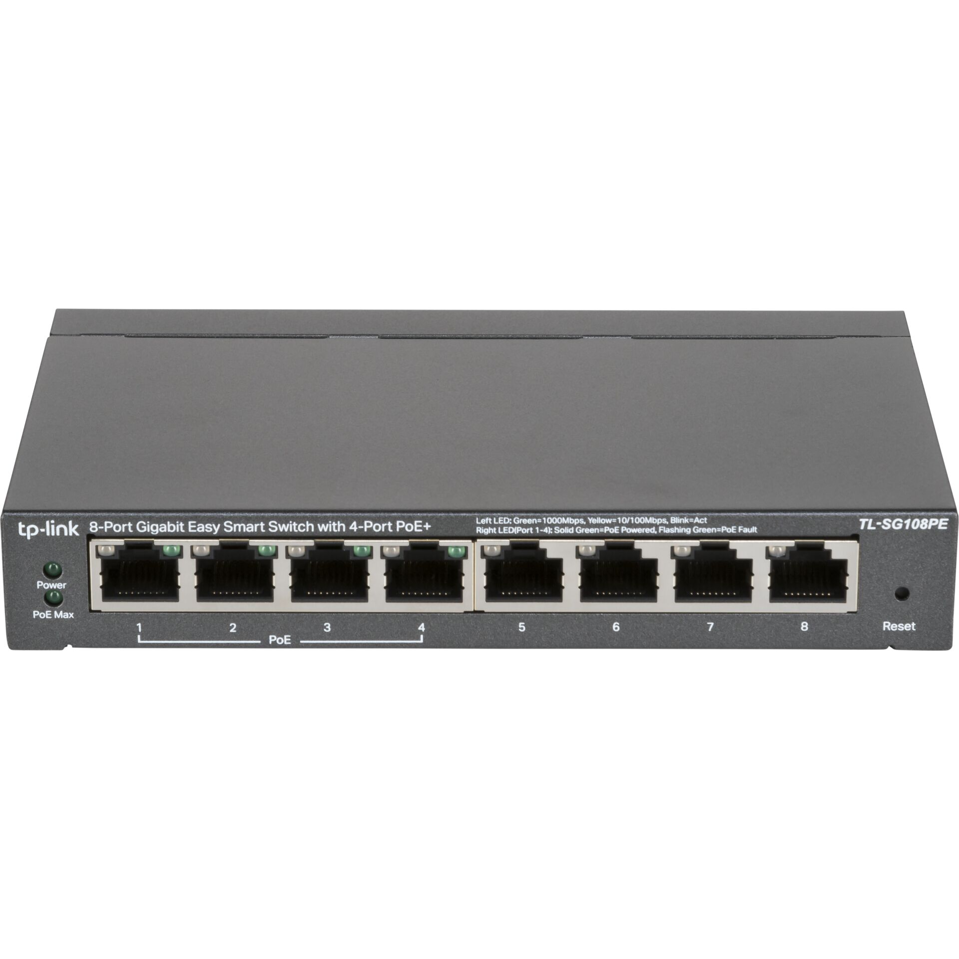 TP Link TL SG108PE 8 Port Switch Netzwerk