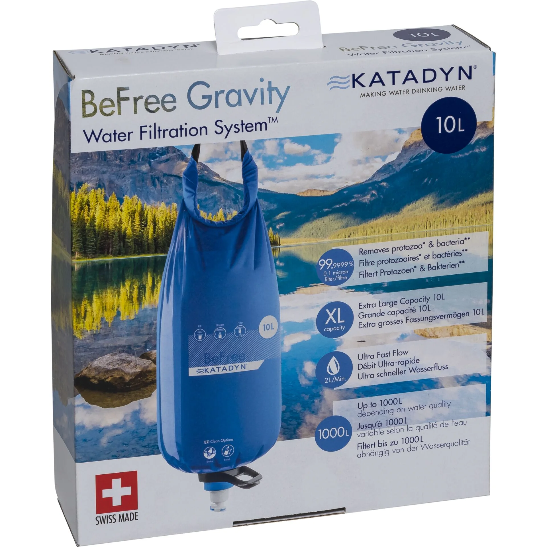 Katadyn BeFree Gravity Wasserfilter 10L Camping