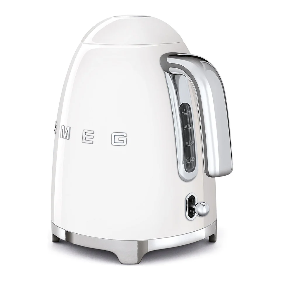 SMEG klf03wheu elektrischer wasserkocher  weiss Kuechenkleingeraete