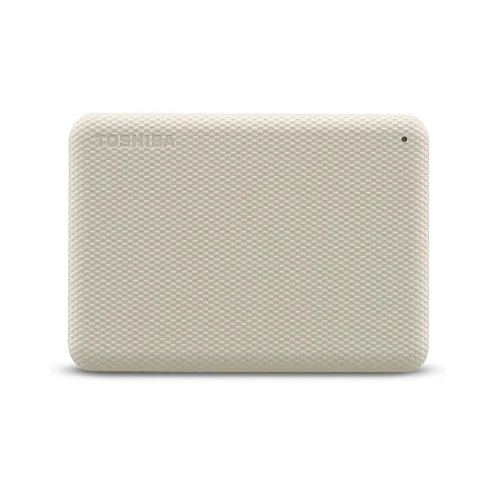 Toshiba Storage Canvio Advance 4 TB  Externe Festplatte  beige  Micro USB B 3 2 Gen 1  5 Gbit s   Speichermedien