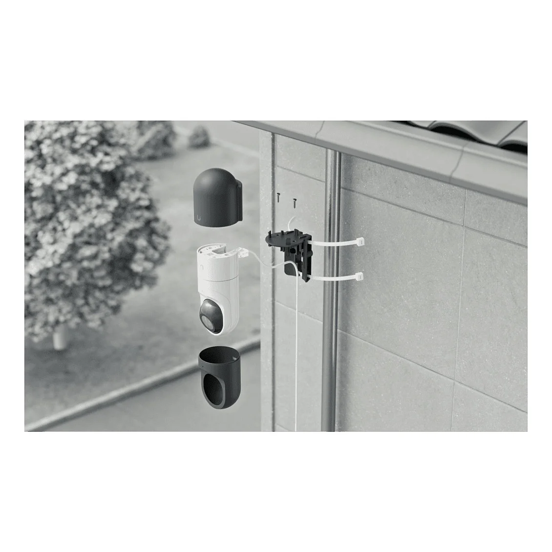 Ubiquiti UniFi FlexCam WLAN Ueberwachungskamera   4MP   PoE   Schwarz Ueberwachungskameras