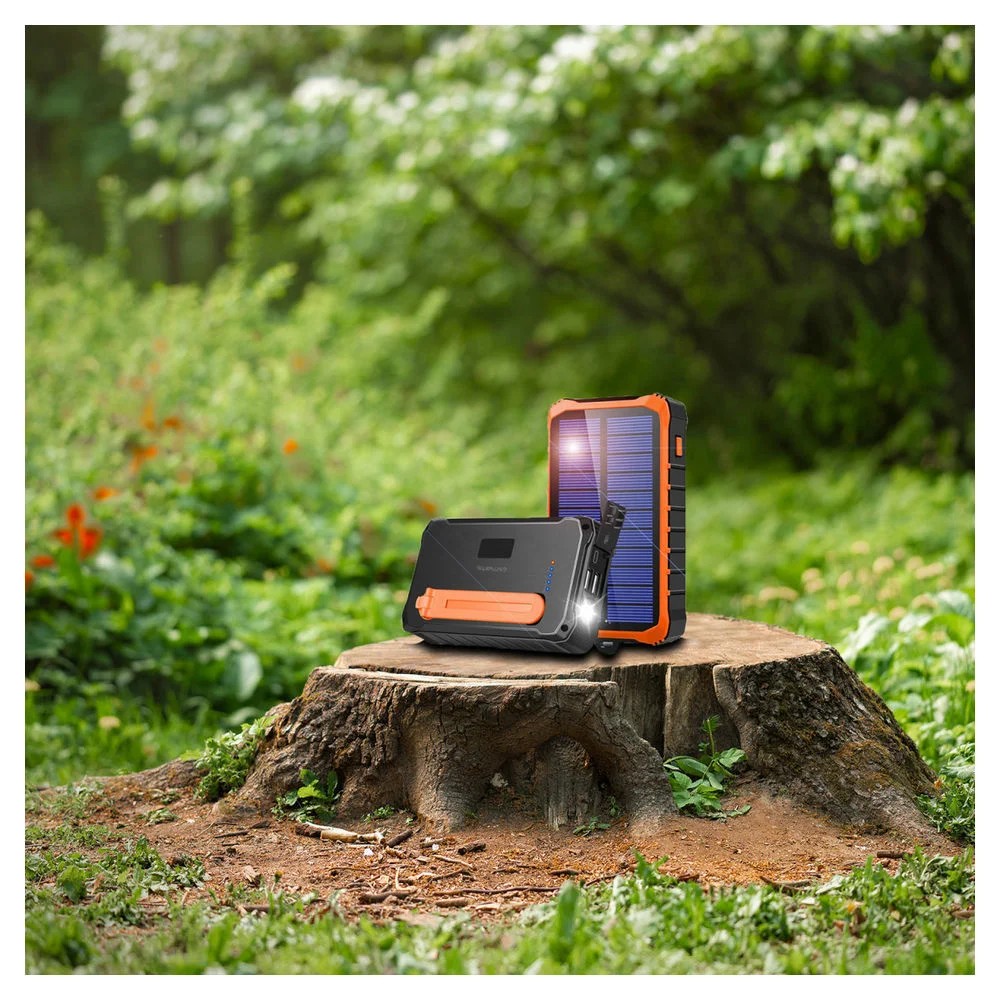 4SMARTS Solar Powerbank Prepper  12000 mAh Akkus Powerbanks & Kabel