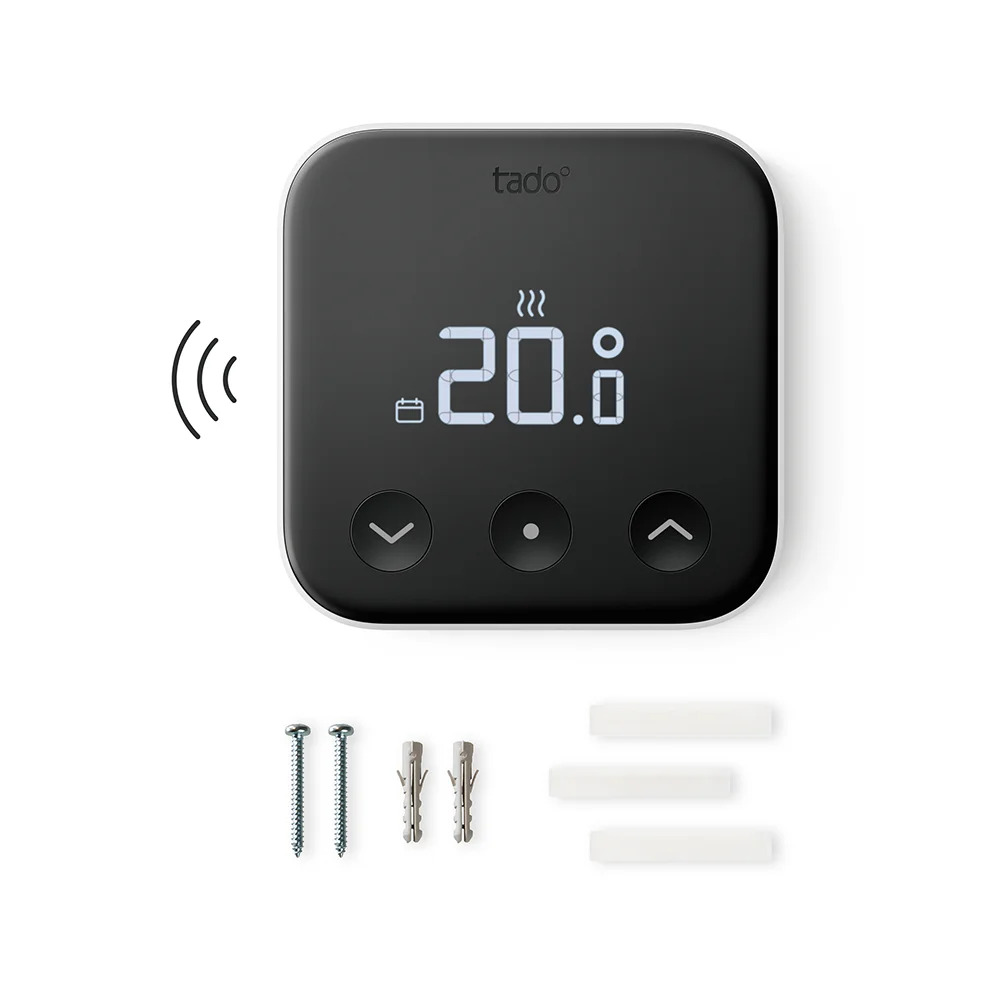 tado  Funk Temperatursensor schwarz Temperatursensoren
