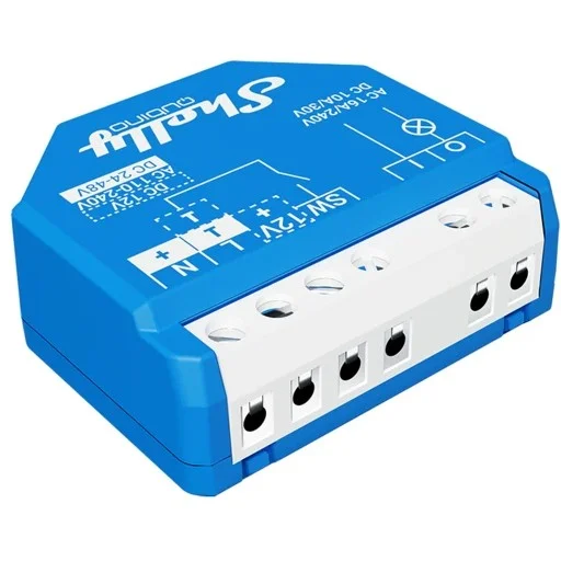 Shelly Relais ZollWave 1Zoll max 16A 1 Kanal Unterputz Z Wave Smart Home Zubehoer