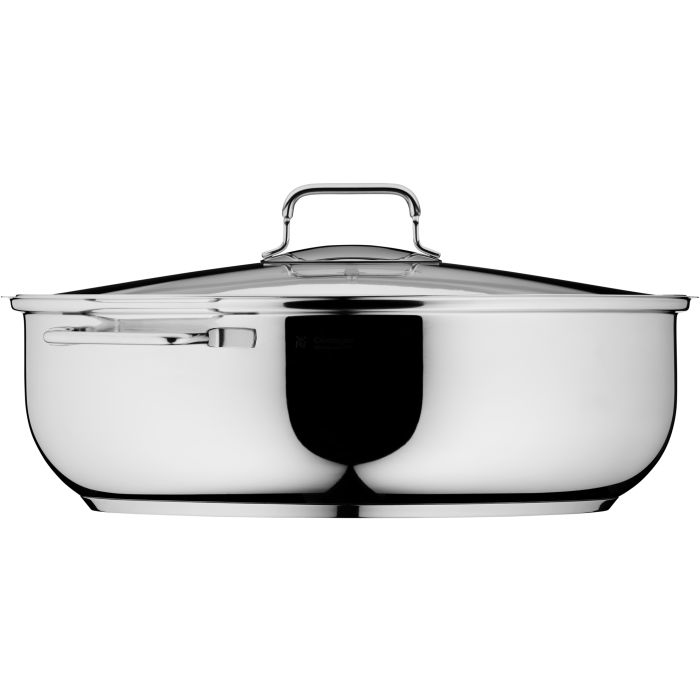 WMF Braeter mit Glasdeckel und Thermometer Kuechenkleingeraete