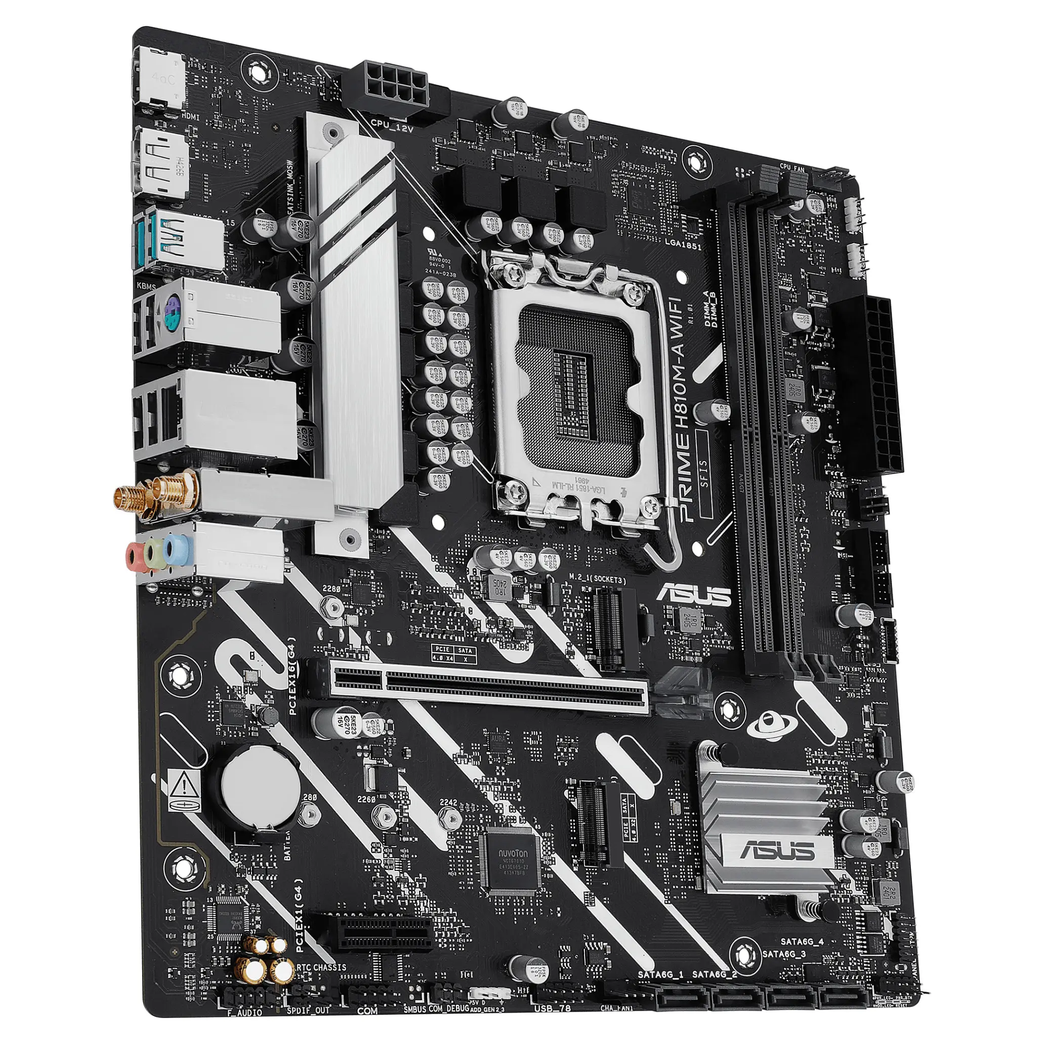 ASUS PRIME H810M A WIFI Intel H810 LGA 1851  Socket V1  micro ATX PC-Komponenten
