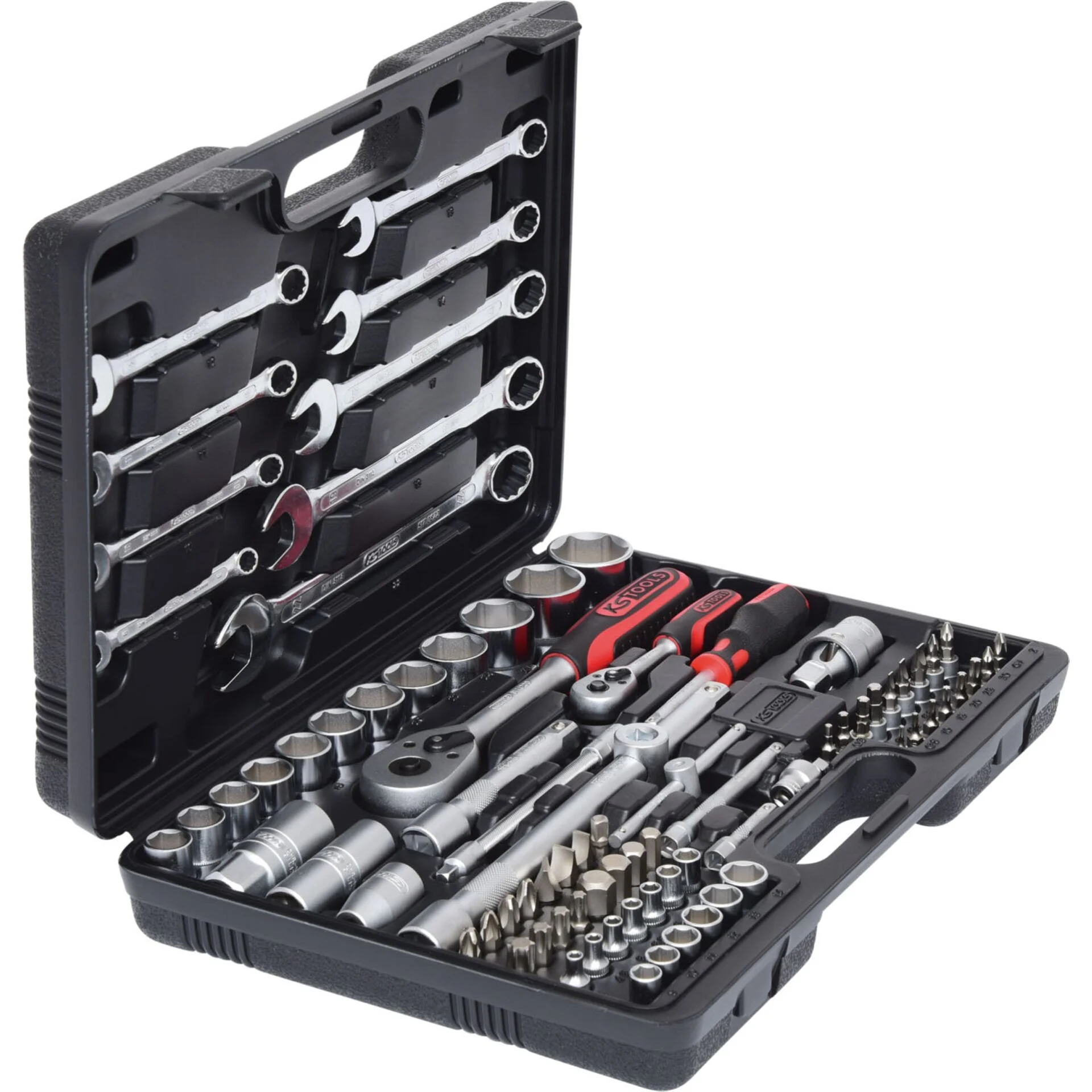 KS Tools 1 4  1 2 Steckschluessel 82 tlg  911 0682 Schraubendreher & Zangen