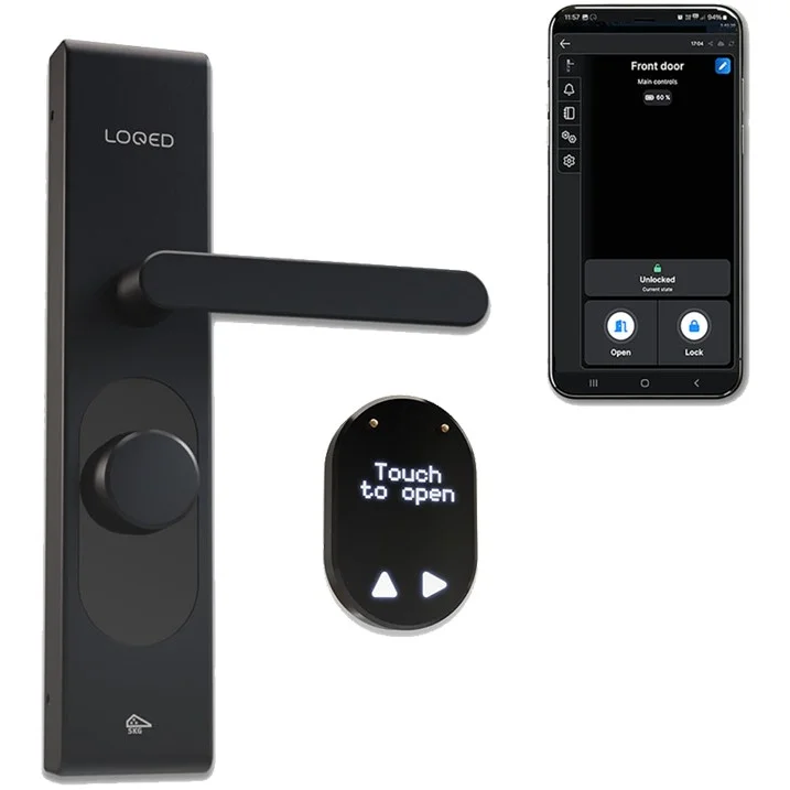 Shelly Plug   Play ZollLOQED Touch Smart Lock blackZoll Smartes Tuerschloss Tuerklingeln & Tuerschloesser