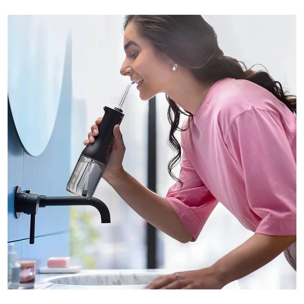 Philips Munddusche Power Flosser 3000 HX3826 33  schwarz Zahnpflege