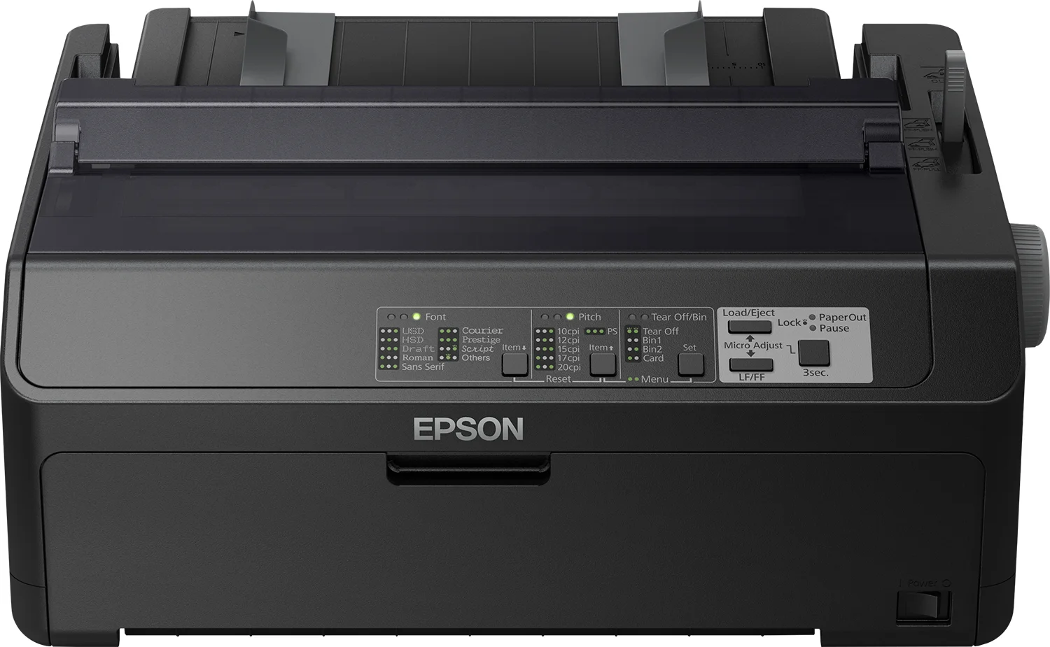 Epson N LQ 590IIN s w   Punktmatrix Drucker & Scanner