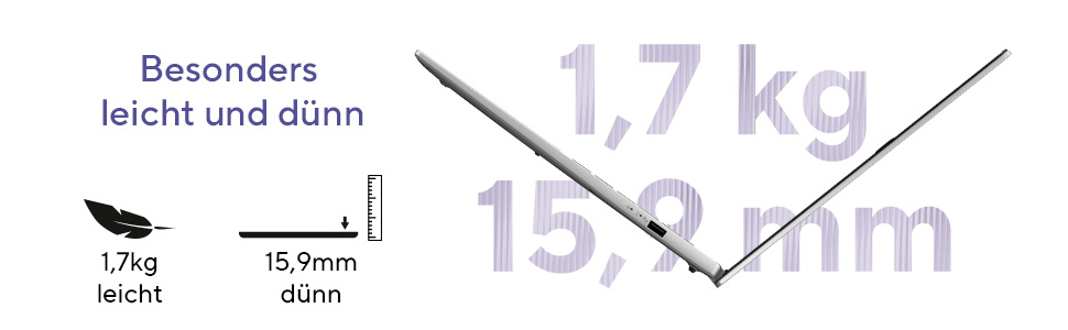 ASUS Vivobook S 16 S3607QA PL013W 16Zoll WQXGA Snapdragon X1 26 100 16GB 1TB Win11 Notebooks & Tablets