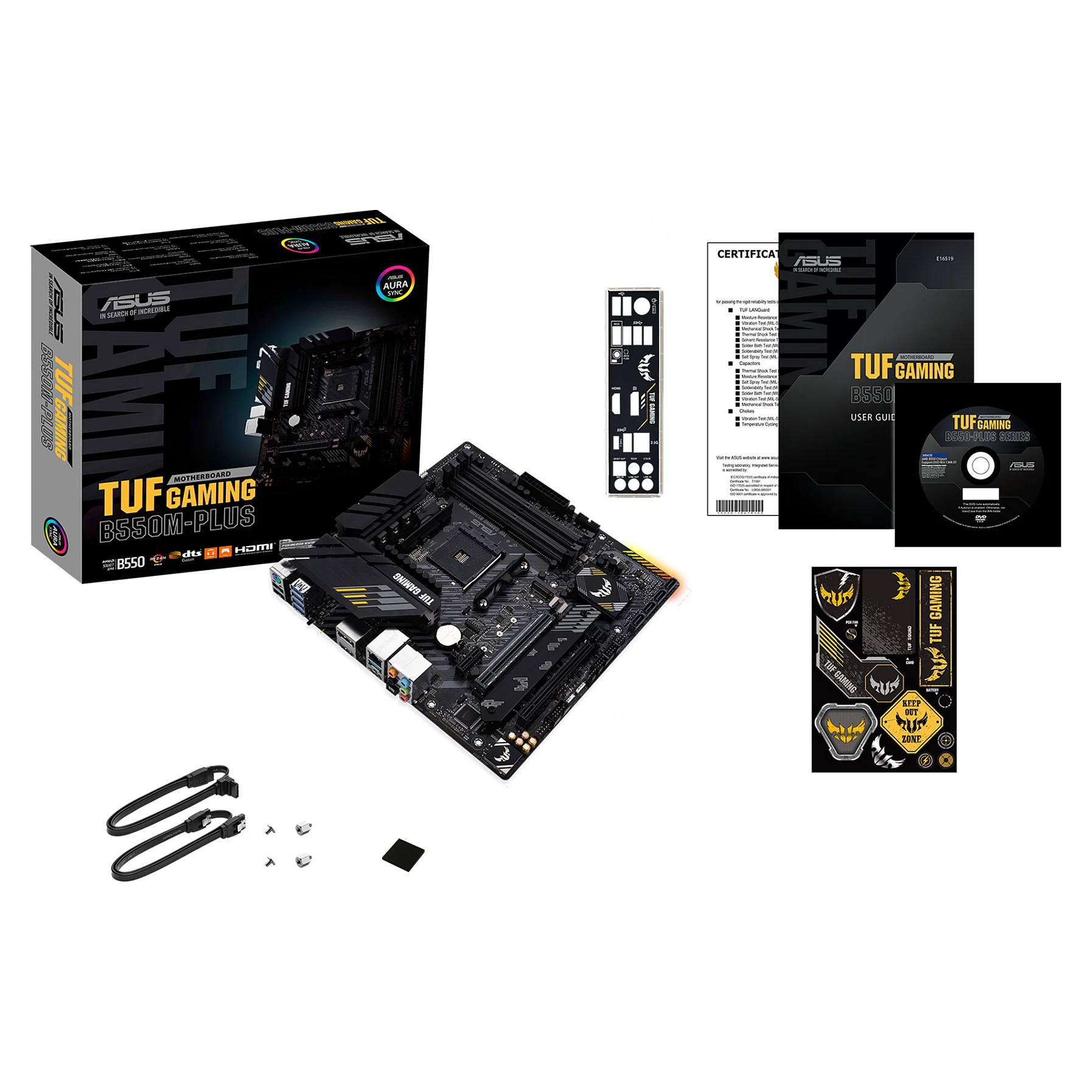 ASUS AM4 TUF GAMING B550M PLUS mATX PC-Zubehoer