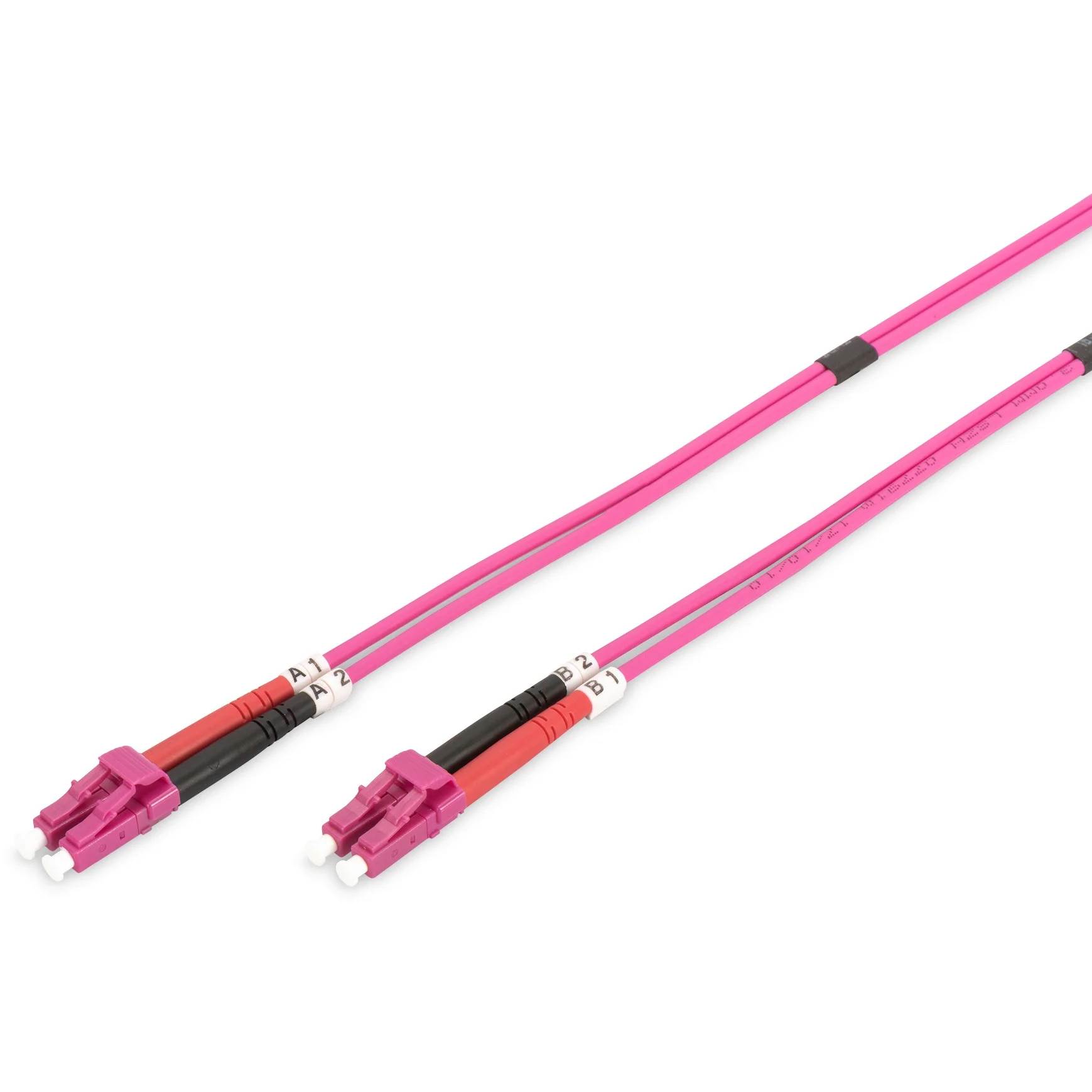DIGITUS LWL Patchkabel LC LC 3m OM4 Multimode  50 125   Duplex PC-Zubehoer