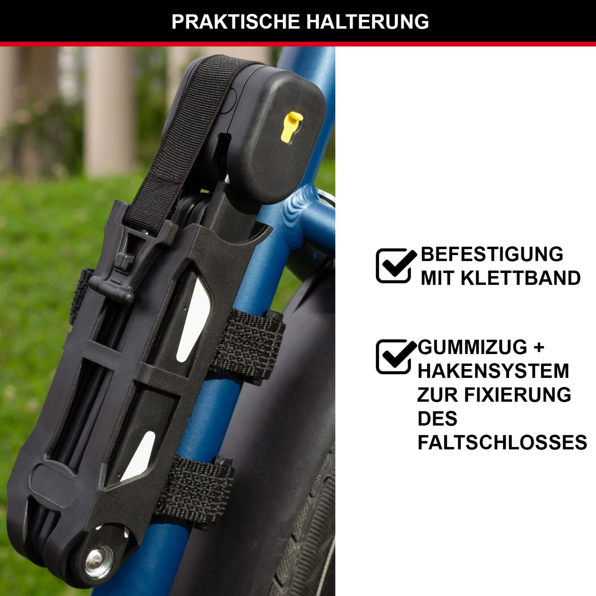 Master Lock Faltschloss  VdS  mit Schluessel 8333EURDPRO Radsport
