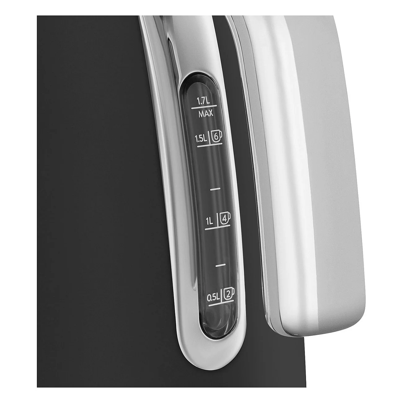 SMEG klf03blmeu wasserkocher matt schwarz Kuechenkleingeraete