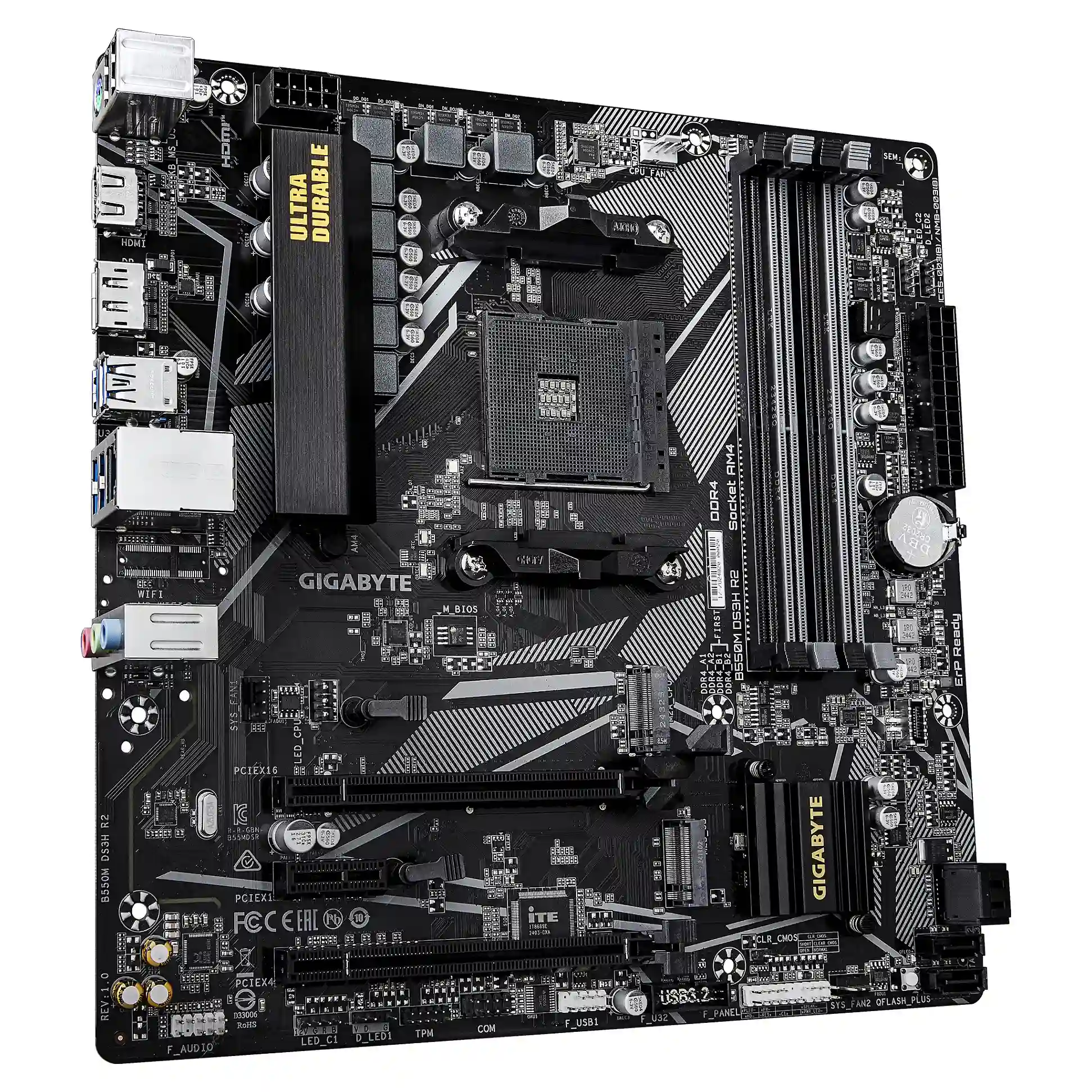 Gigabyte AM4 B550M DS3H R2 mATX PC-Zubehoer