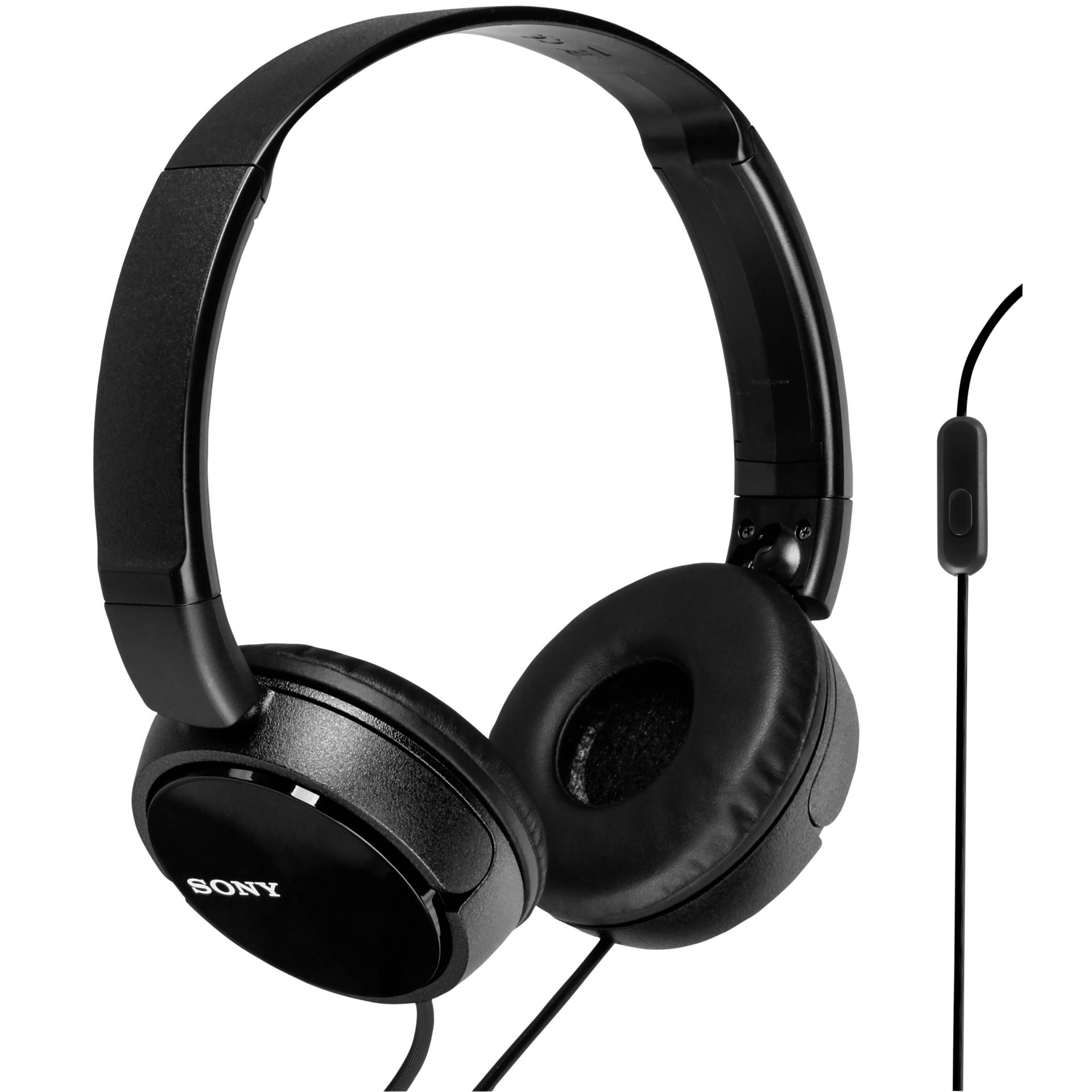 Sony MDR ZX310AP Kopfhoerer Kabelgebunden Kopfband Anrufe Musik Schwarz Over-Ear