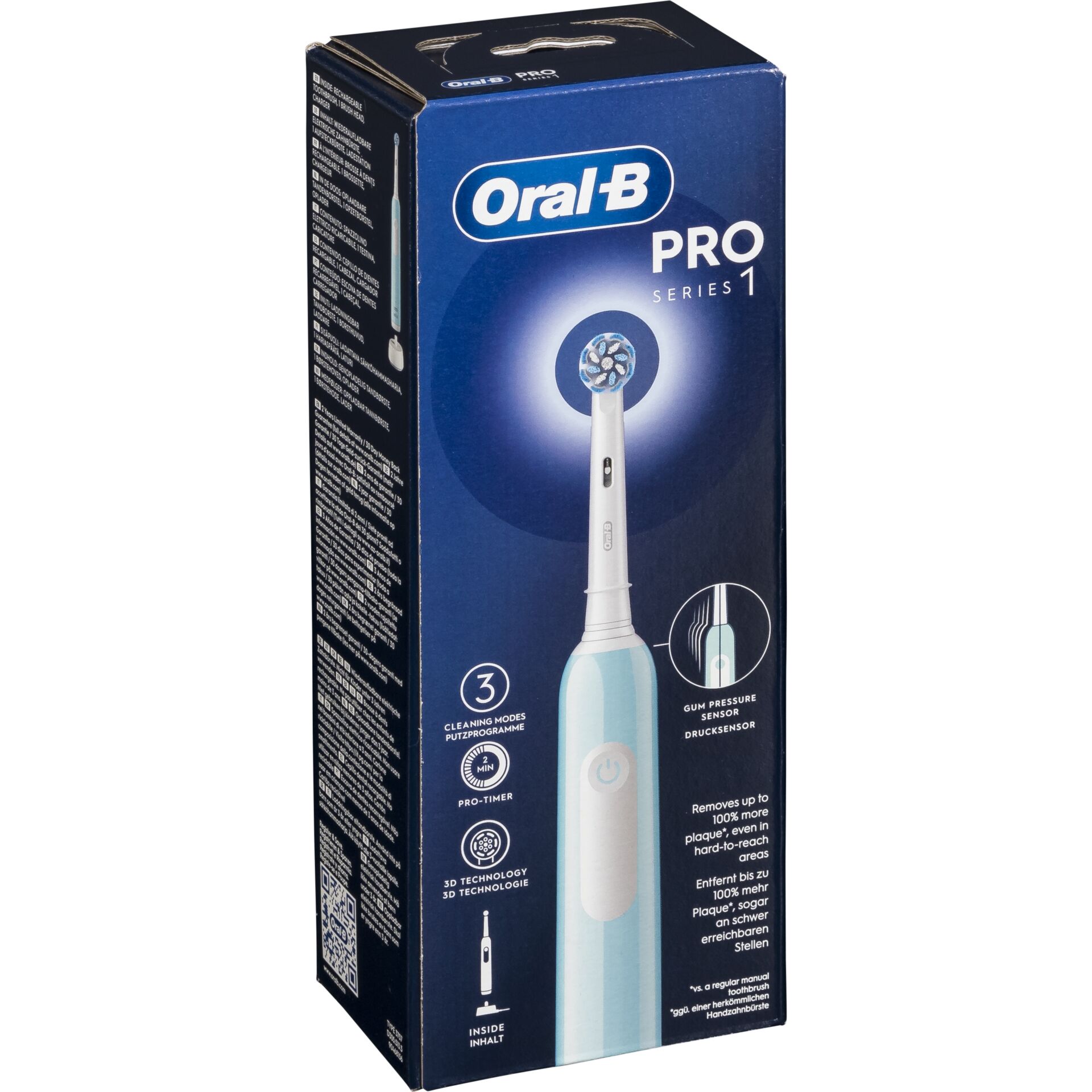 Oral B Pro 1 Sensitive Clean Caribbean Blue Zahnpflege