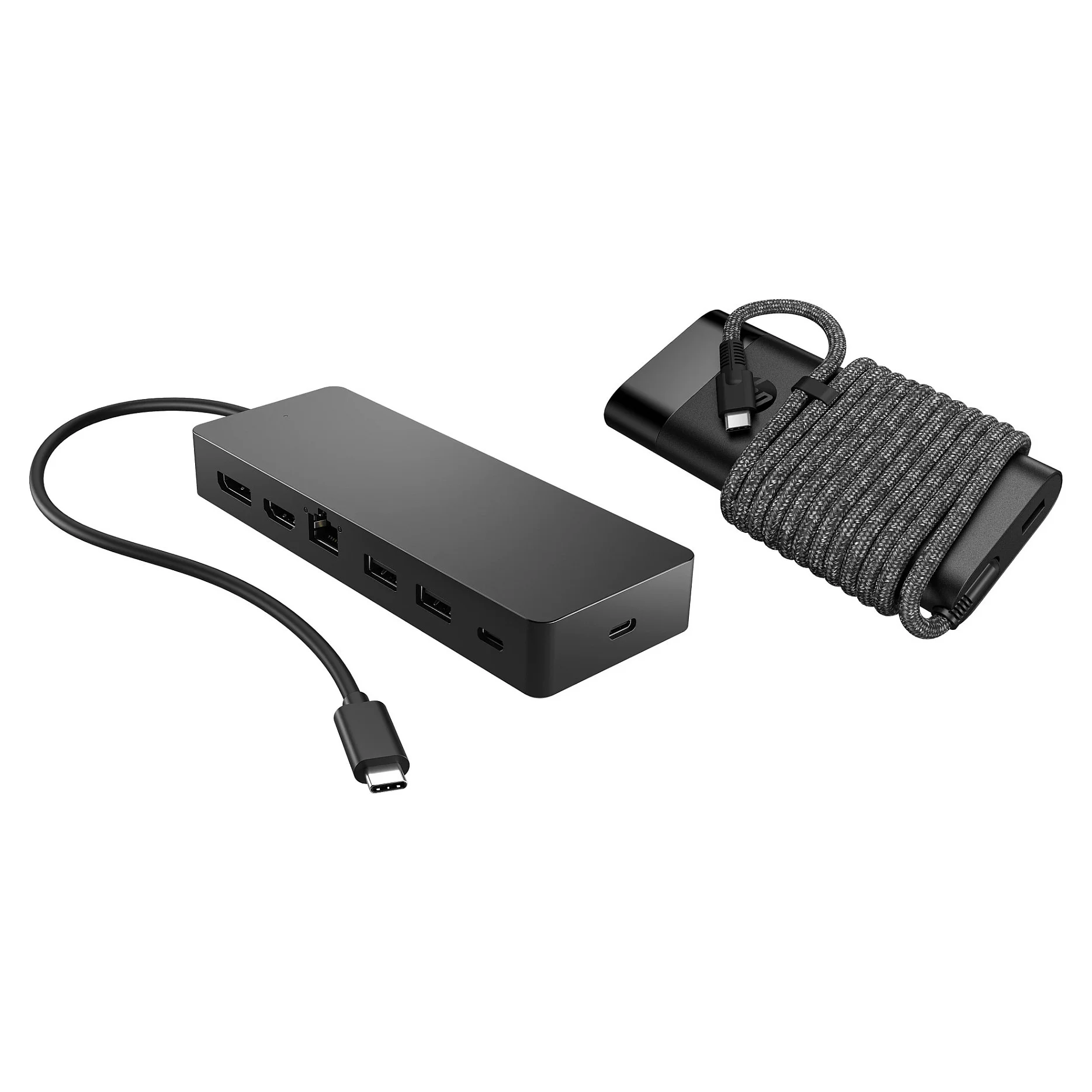 HP Universelles USB C Hub  und Laptop Ladegeraet  Kombo Notebook & Tablet Zubehoer