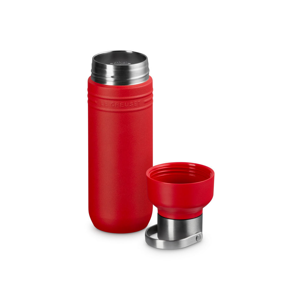 Le Creuset Trinkflasche On The Go rot 500 ml Kueche