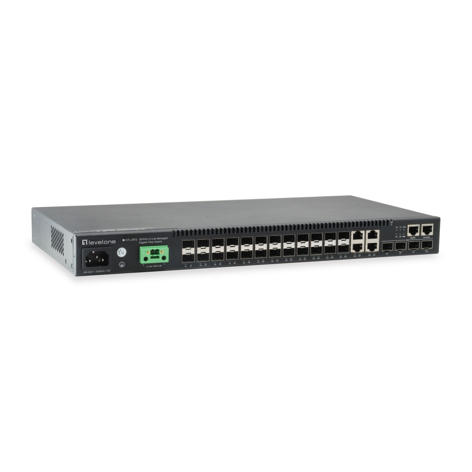LevelOne GTL 2872 Netzwerk Switch Managed L3 Schwarz Switches