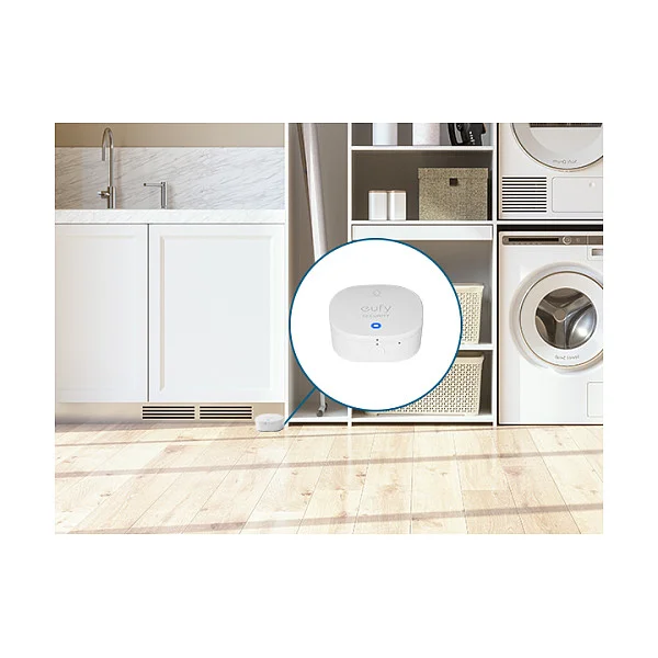 EUFY   Alarmflut  und Frostsensor   kabellos   wi fi   weiss Wassersensoren
