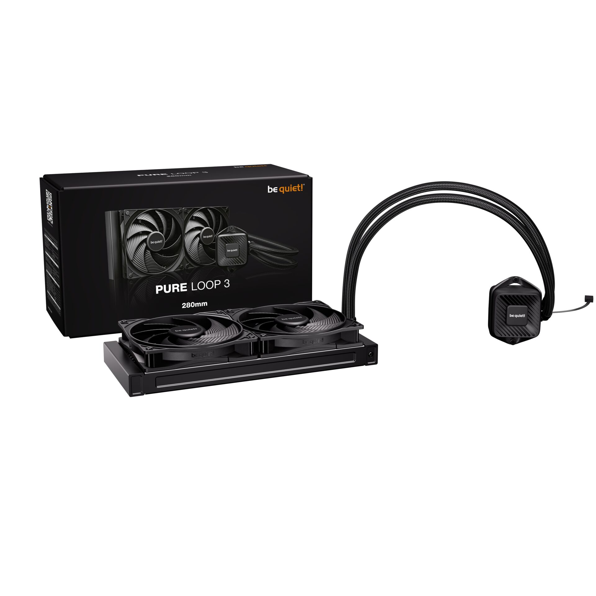 be quiet  PURE LOOP 3 Prozessor All in One Fluessigkeitskuehler 14 cm Schwarz PC-Komponenten