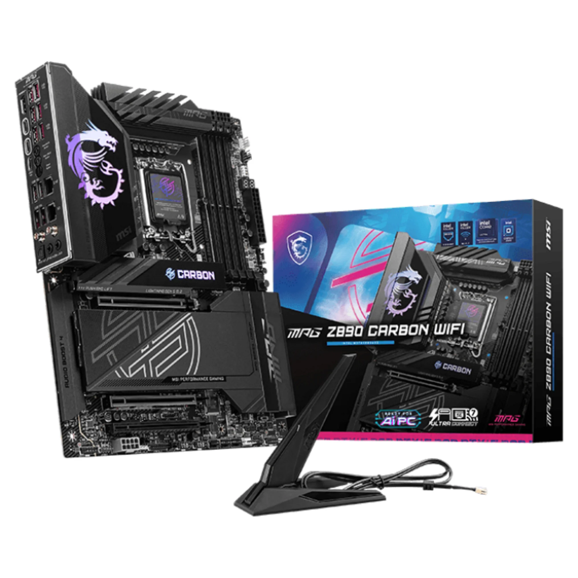 MSI MPG Z890 CARBON WIFI Motherboard Intel Z890 LGA 1851  Socket V1  ATX PC-Zubehoer