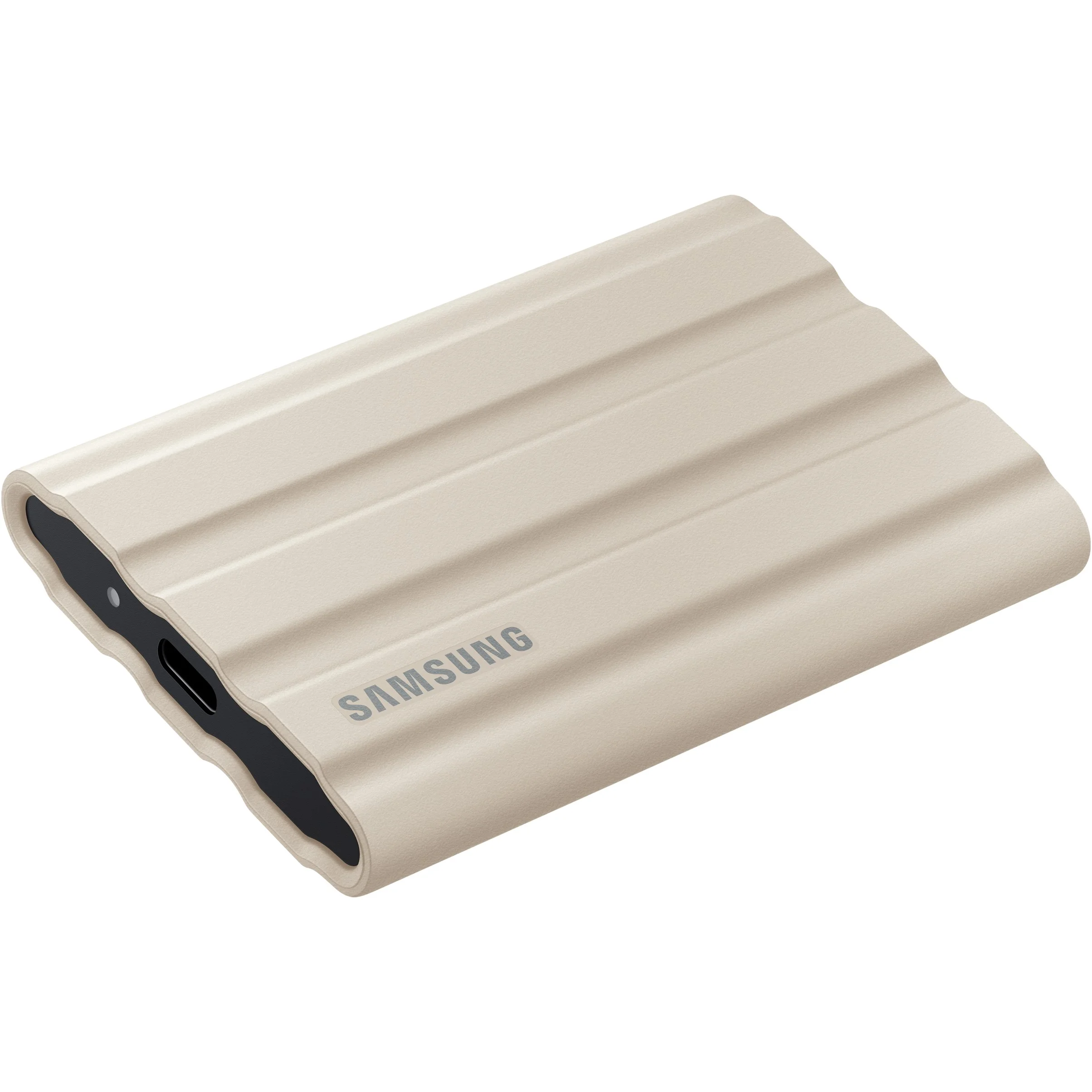 Samsung 2tb  portable t7 shield usb 3 2 gen2 beige retail Speichermedien