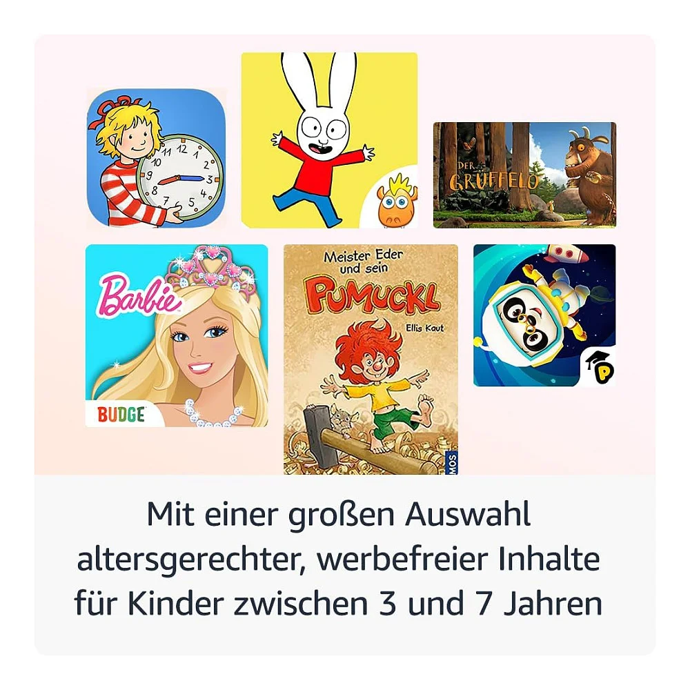 Amazon fire hd 8 kids pro tablet  2024  wifi 32gb 6 bis 12 jahre jungle cat b0cvdljdww Tablets