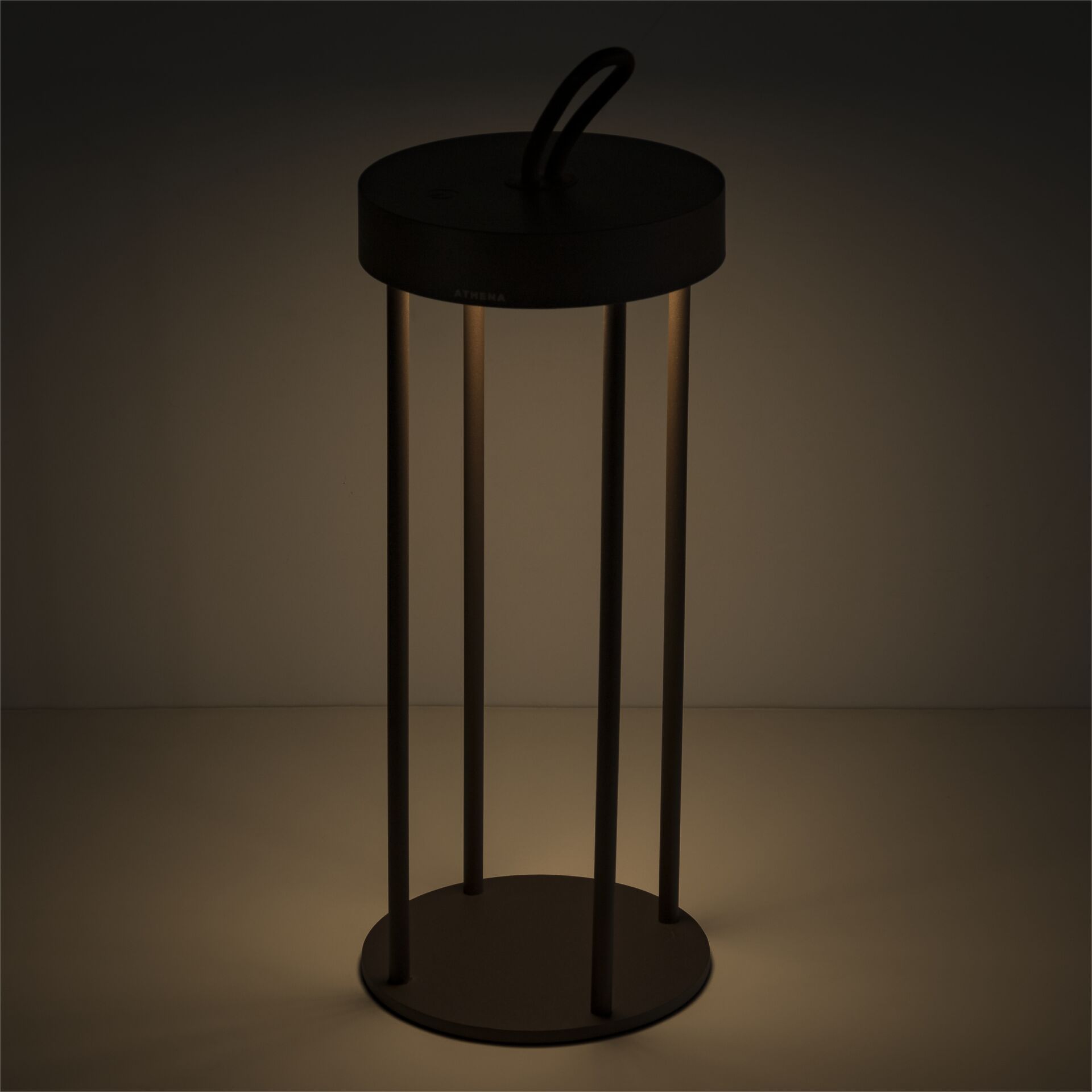 Century LED Tischlampe ATHENA corten 3W 3000K Dimm  IP54 Color Beleuchtung