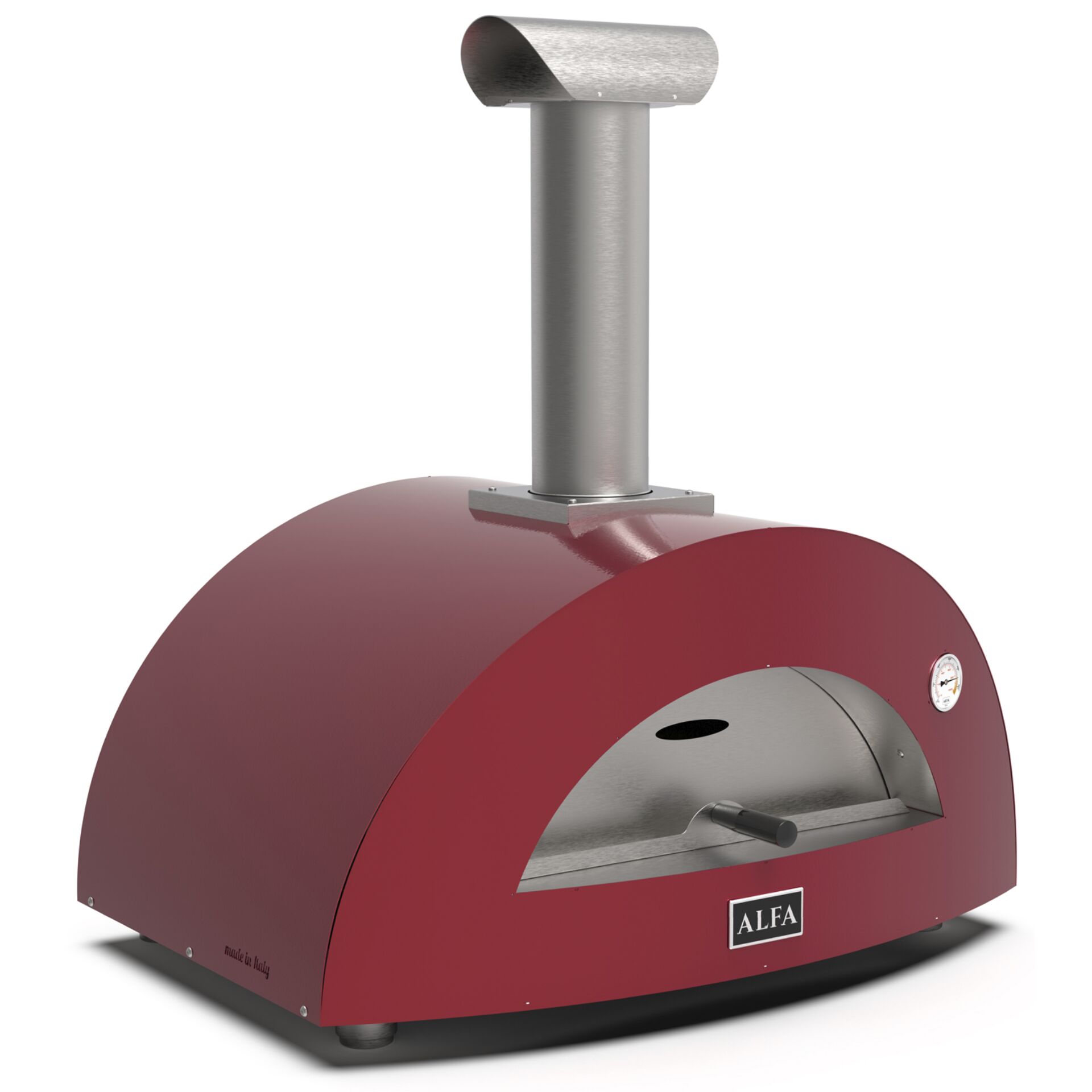 Alfa Forni Moderno 2 Pizze Holz Antik Rot Grills