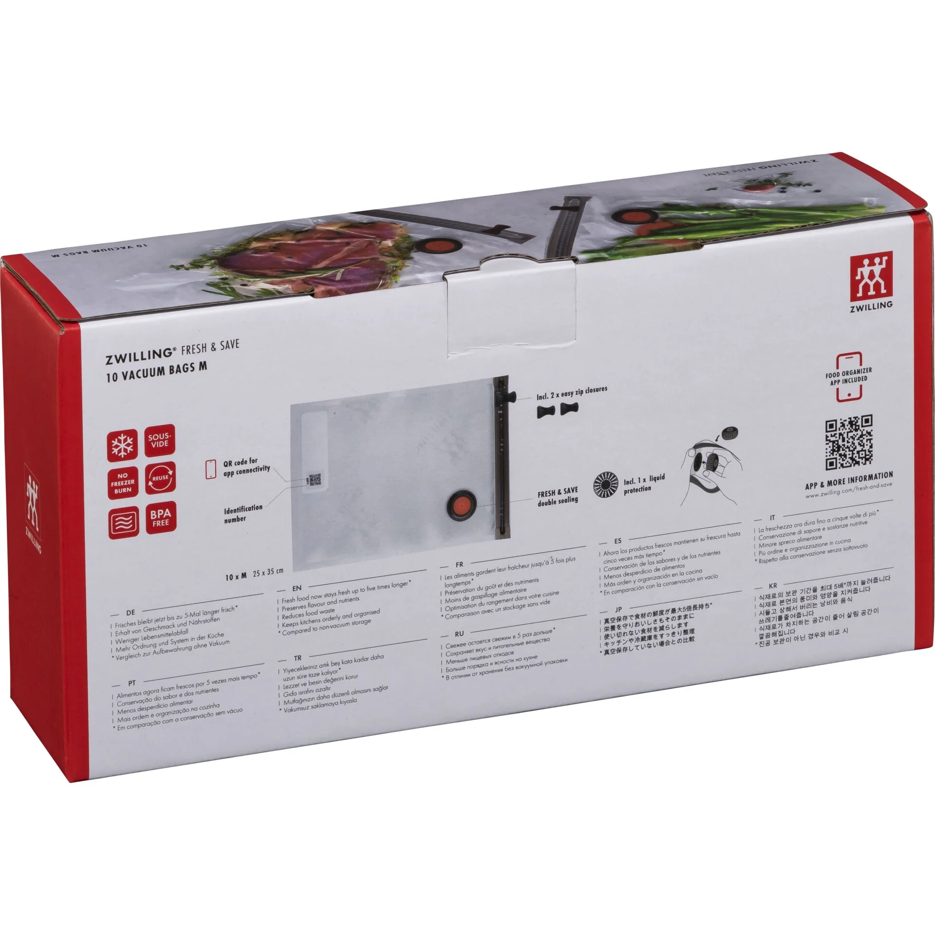 ZWILLING Fresh Save Vakuum Beutelset M 10 Teilig Kuechenkleingeraete