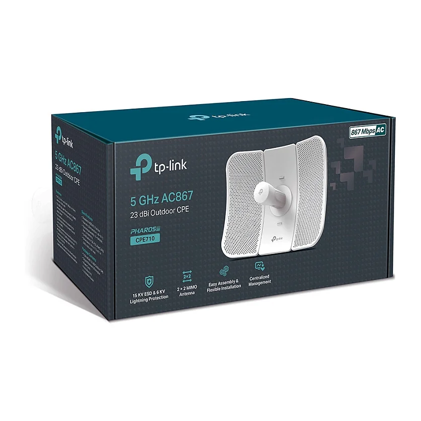 TP Link CPE710 Netzwerk Antenne Richtantenne PoE LAN 23 dBi Access Points