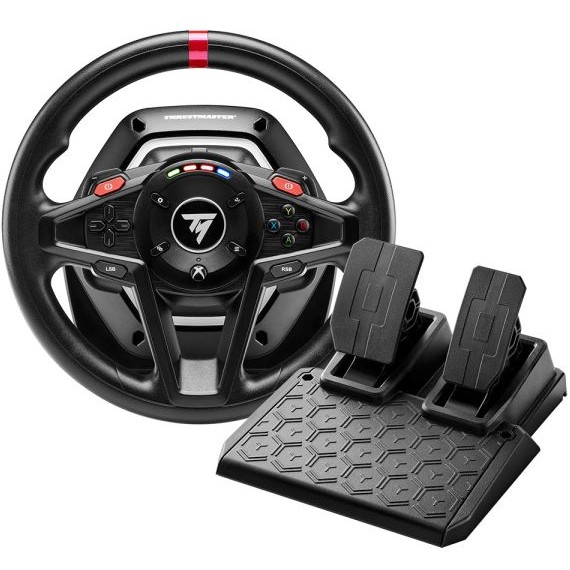 Thrustmaster T128 Schwarz USB Lenkrad   Pedale Analog PC  Xbox One  Xbox Series S  Xbox Series X Konsolen