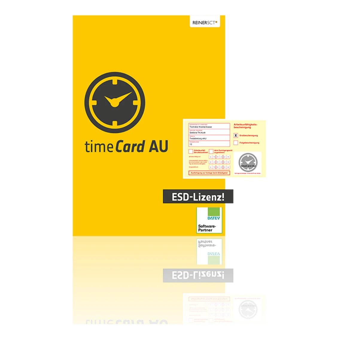 REINER SCT ReinerSCT timeCard 10 AU 250 MA Laufzeit   Elektronisch Lizenzschluessel   Elektronisch Lizenzschluessel   Nur Lizenz Netzwerk