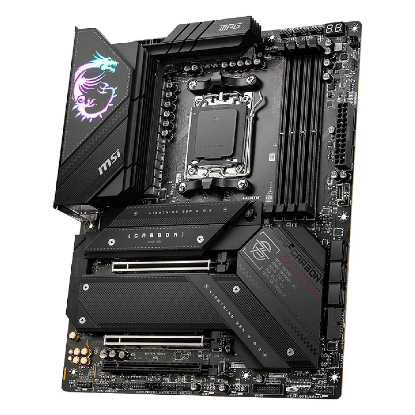 MSI MPG X670E CARBON WIFI Motherboard AMD X670 Sockel AM5 ATX PC-Zubehoer