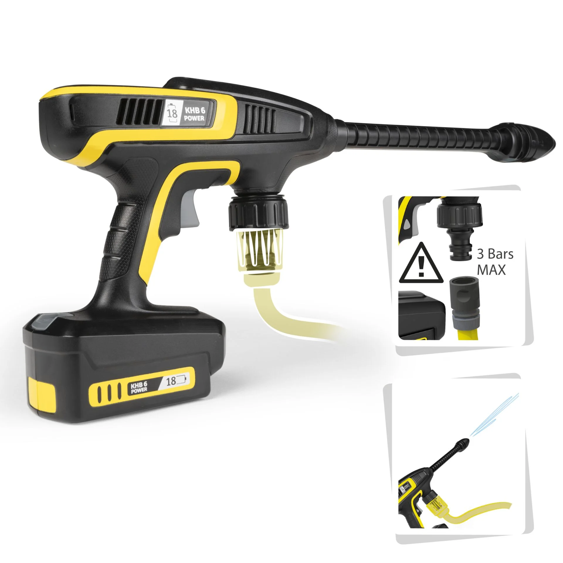 Smoby Kaercher Mitteldruck  reiniger KHB 6 Spielkuechen & -werkbaenke