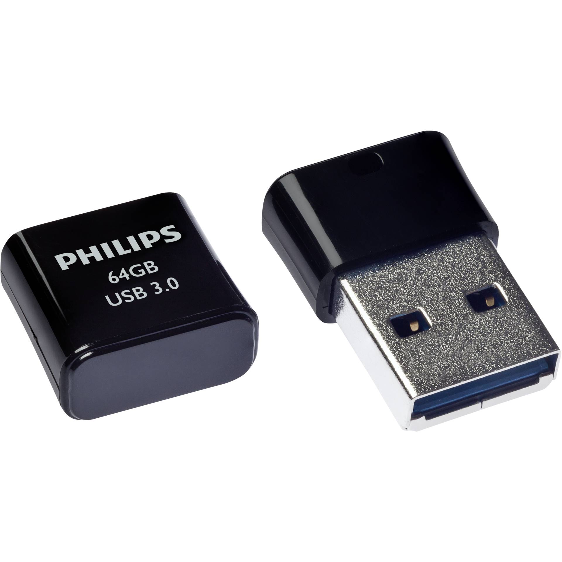 Philips Pico Edition 3 0 USB Stick 64 GB USB Typ A 3 2 Gen 1  3 1 Gen 1  Schwarz Speichermedien