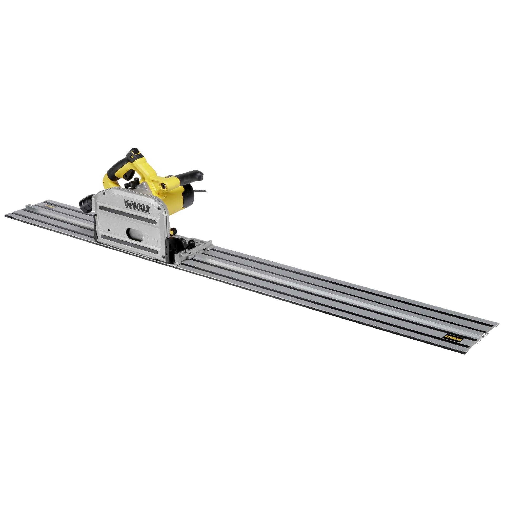 DEWALT DWS520KTR QS Tauchkreissaegenset inkl Fuehrung Saegen