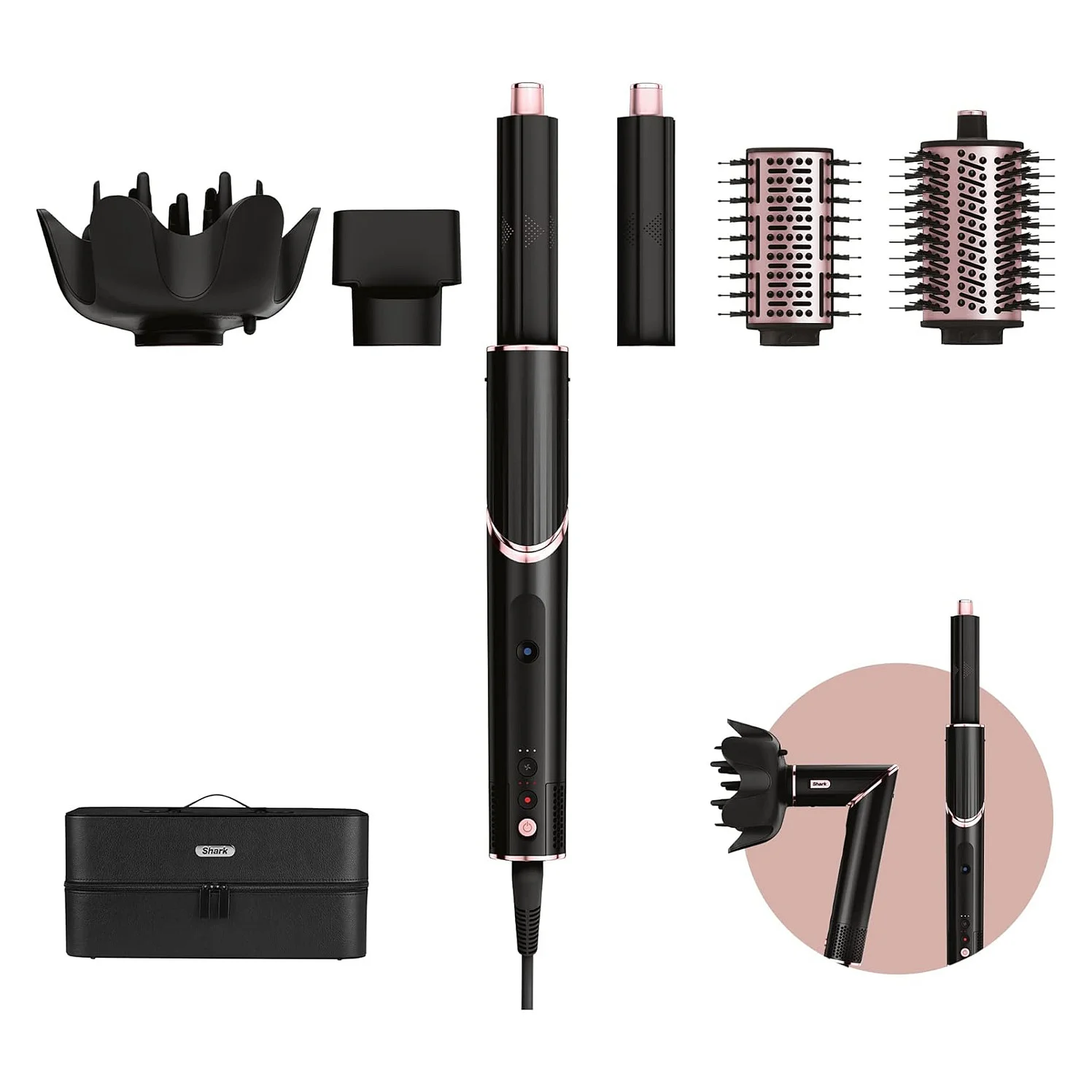 Shark HD440EU Multistyler Air Wrap 5 in 1 black rose Haarpflege